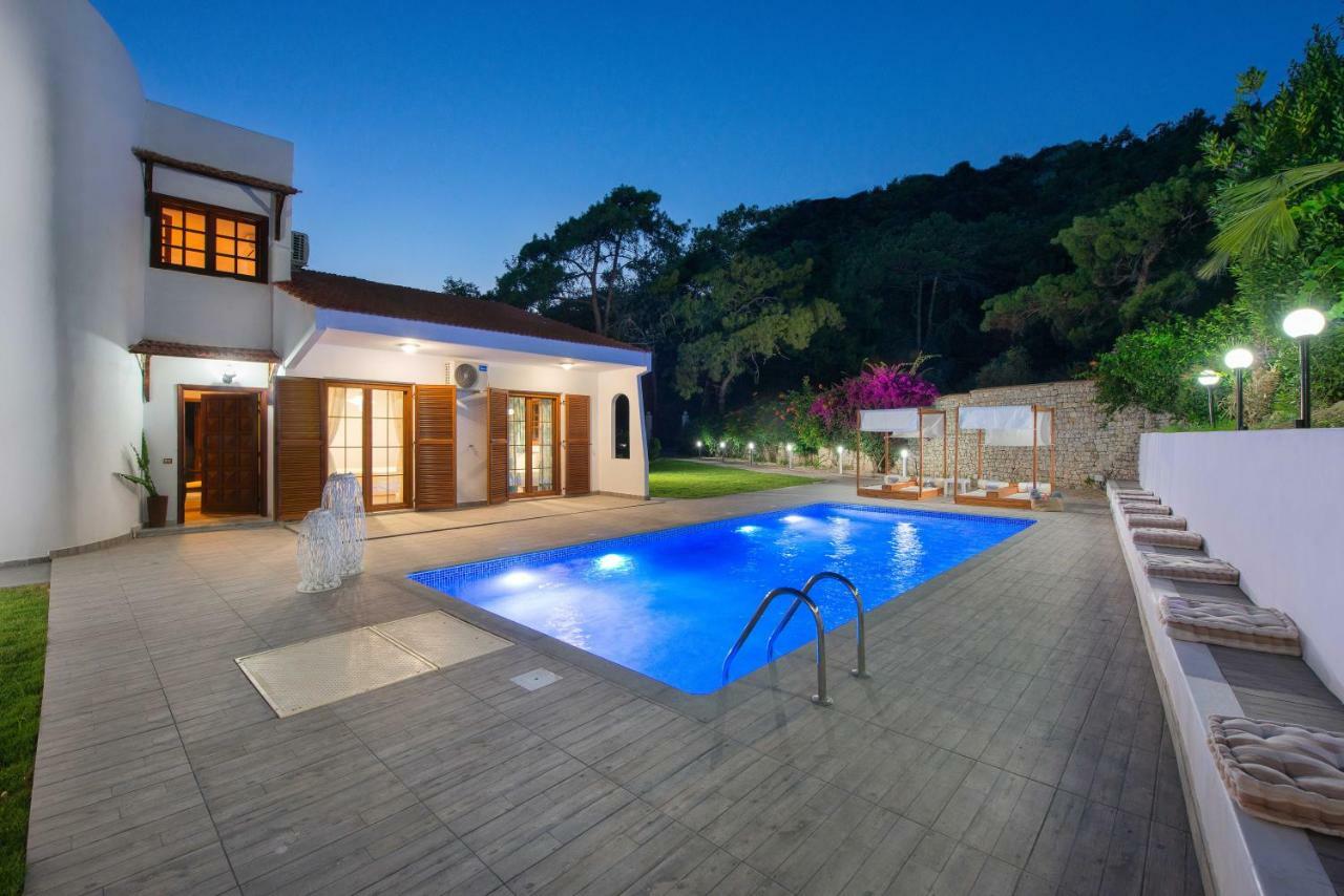 Una Villa Rhodes 依克希亚 外观 照片