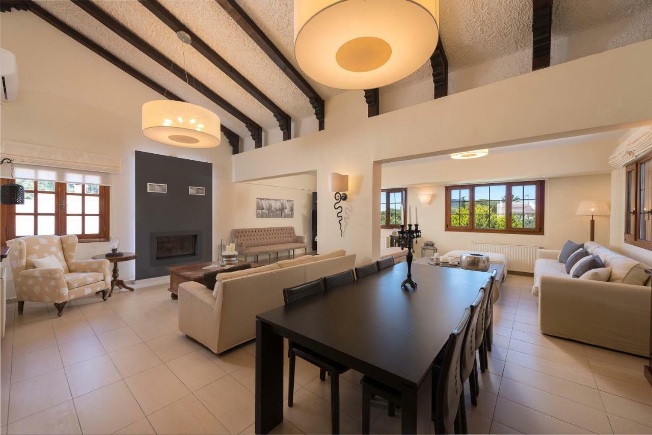 Una Villa Rhodes 依克希亚 外观 照片
