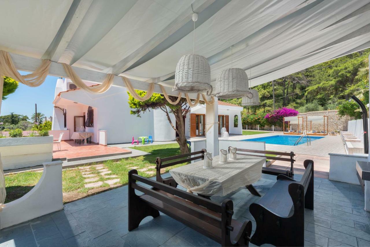 Una Villa Rhodes 依克希亚 外观 照片