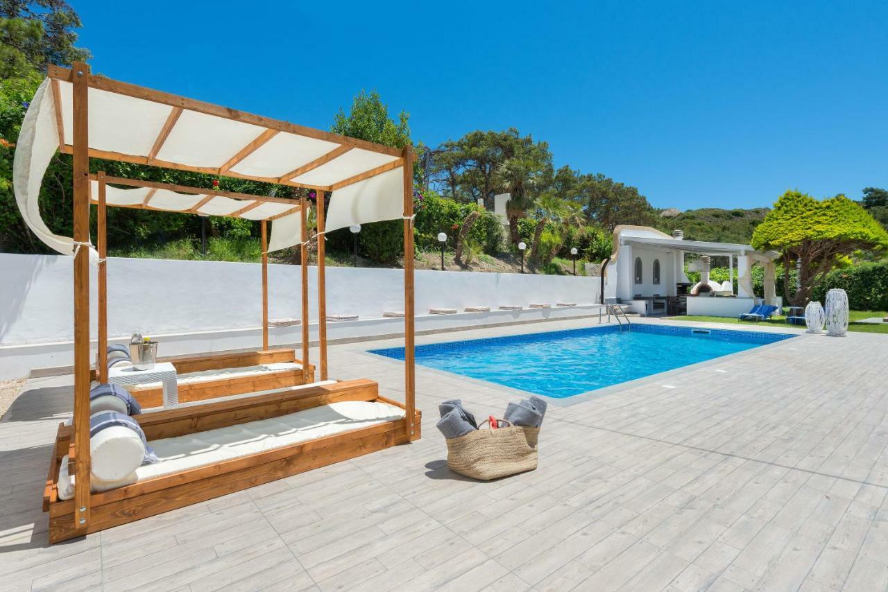 Una Villa Rhodes 依克希亚 外观 照片