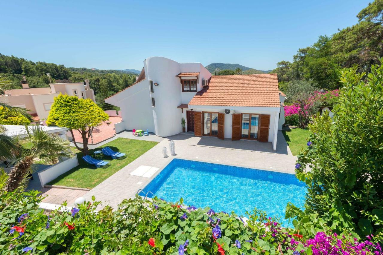 Una Villa Rhodes 依克希亚 外观 照片