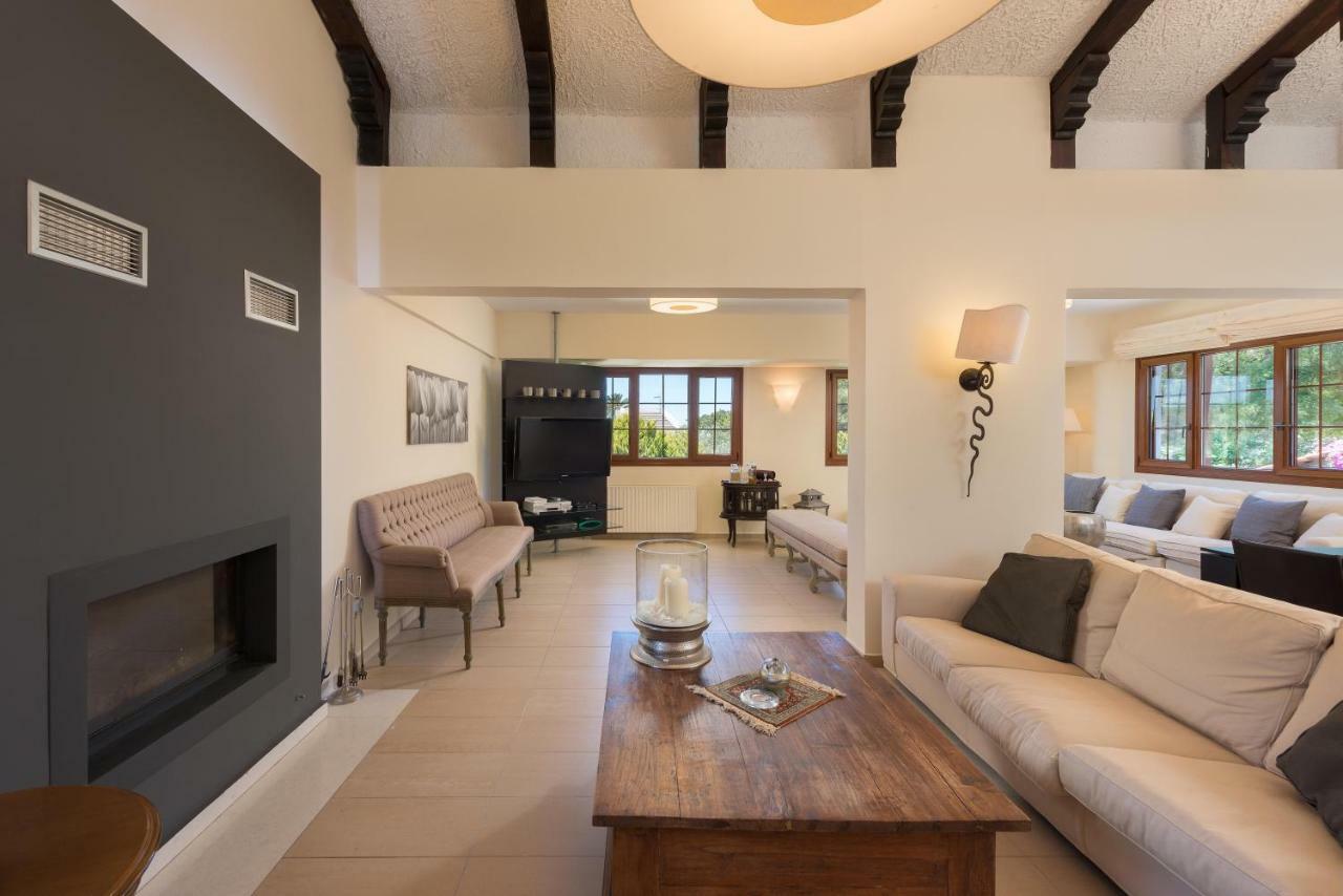 Una Villa Rhodes 依克希亚 外观 照片