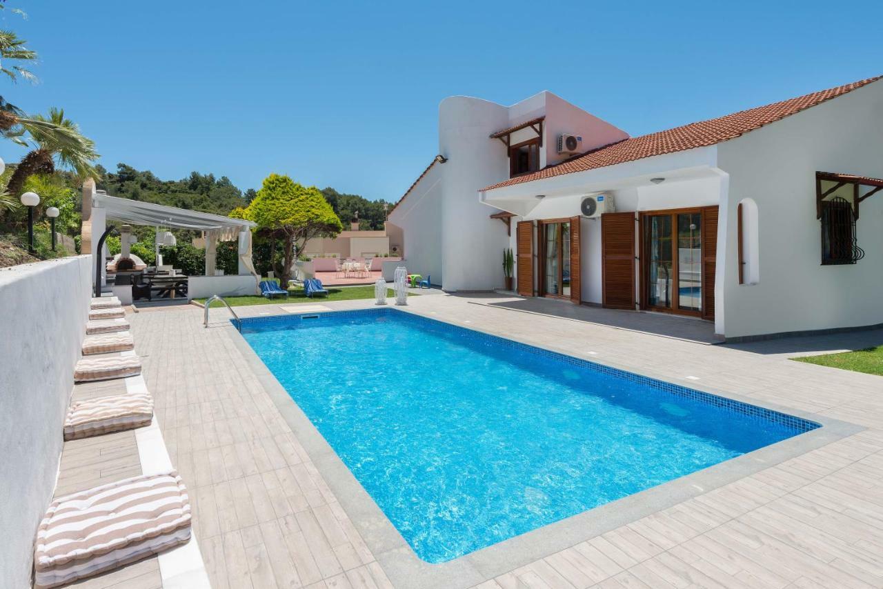 Una Villa Rhodes 依克希亚 外观 照片